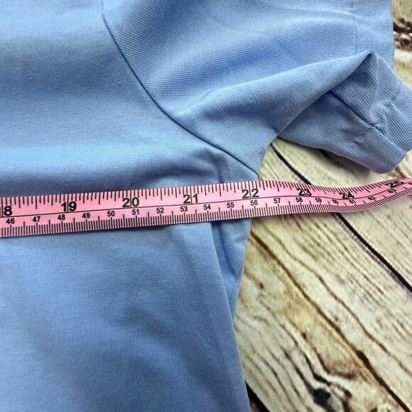 Polo Golf by Ralph Lauren Shirt Men's Sz.M Light Blue Polo 3 Button Collar - Picture 7 of 10